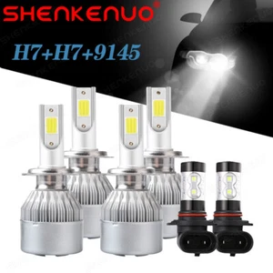 Para For Mercedes-Benz C230 2002-2007 6000K Faros LED + Kit de luces antiniebla - Bild 1 von 12