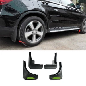 For Mercedes-Benz GLC 2020-2021 Black Front Rear Left Right Mud Flap Guard 4PCS - Picture 1 of 8