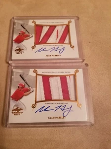 One 2017 Leaf Trinity Adam Haseley Auto Letter Patch - Picture 1 of 1