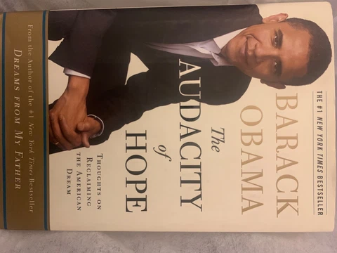 President Barack Obama Signed Autographed Audacity of Hope HC Book 1st Edition Cover