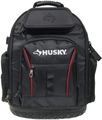 Mochila Husky 16 Pulgadas Pro Tool Impermeable Base Moldeada y Resistente 36 Bolsillos Foto 1 de 4