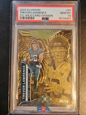 2022 ILLUSIONS WILD CARD DIVISION #41 - TREVOR LAWRENCE  LE 3/10 POP 1 PSA 10