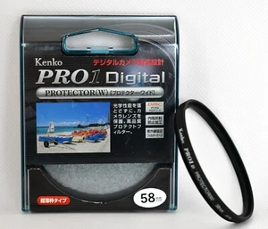 Kenko Lens Filter PRO1D for Lens Protector (W) 58mm Silver Made in Japan - Picture 1 of 7