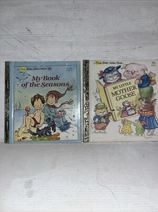 Lot of 2 My First Little Golden Books Vintage NICE! - Imagen 1 de 4