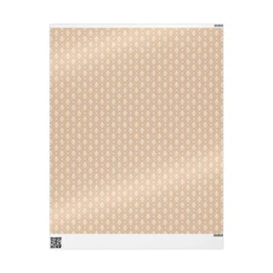 Tan With White Pattern Wrapping Papers - Picture 1 of 37