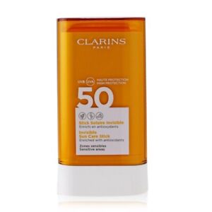 NEW Clarins Invisible Sun Care Stick SPF50 - For Sensitive Areas 17g Womens Skin