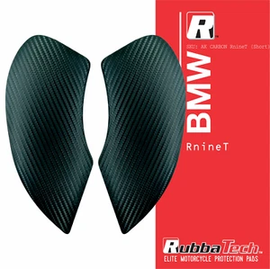 RUBBATECH AK Carbon RnineT Short Knee pads for BMW R nineT models - Picture 1 of 3