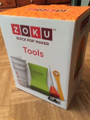 NUEVO Williams Sonoma ZOKU TOOLS Máquina de Helado Rápida POP Juego de 8 Piezas Nuevo en Caja Foto 1 de 4