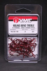 Ganchos agudos rojos lata VMC 9650TR - talla 2 - paquete de 25 - 9650 ganchos de carbono - Imagen 1 de 2