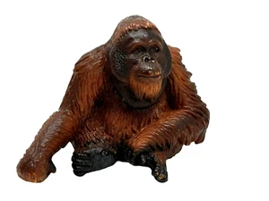 SCHLEICH Sitting Orangutan Smiling Figure 2002 Ape Gorilla Jungle Book EUC - Picture 1 of 5
