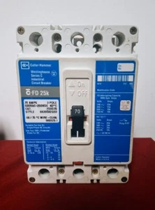 EATON Cutler-Hammer FD3070 3P 70 AMP 600V 25K Circuit Breaker SHIPS SAME DAY - Picture 1 of 2