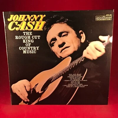 JOHNNY CASH The Rough Cut King Of Country Music 1973 UK VINYL LP Cold Heart  - Image 1 of 4