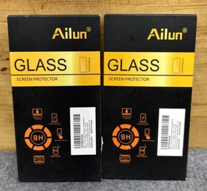 Lot Of 2 Ailun Glass Screen Protector for iPhone 14 Pro Max 6.7 Inch 3 Pack NEW - Photo 1 sur 3