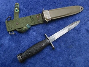 VINTAGE ORIGINAL RARE MAKER CONETTA US M KNIFE BAYONET AND M8A1 SHEATH - Picture 1 of 13