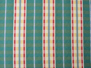 10 Yards Avail / 100% COTTON DAMASK PLAID STRIPE by Jay Yang Design - Picture 1 of 8