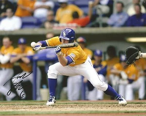 LEYENDAS DEL BÉISBOL LSU TIGERS COLE FREEMAN ANDREW STEVENSON FIRMADO 8X10 NACIONALES - Imagen 1 de 2