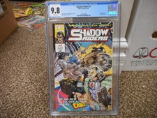 Shadow Riders 1 cgc 9.8 Marvel 1993 vs Cable cover Embossed NM MINT WHITE pgs