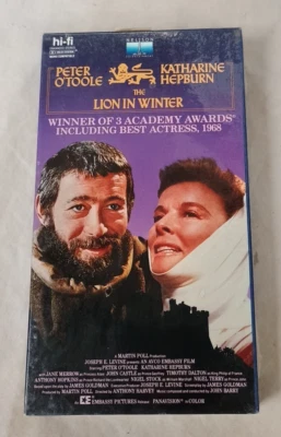Nelson The Lion in Winter VHS Katharine Hepburn Peter O'Toole Sealed - Image 1 of 2