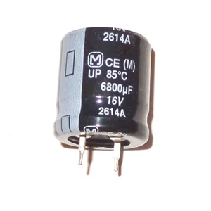 Condensador electrolítico 1 pieza 6800uF, 16V. Snap-in. por Panasonic - Imagen 1 de 1