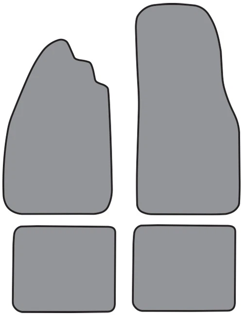 1955-1973 Volkswagen Beetle Loop Carpet Floor Mat 4pc - Image 1 of 1