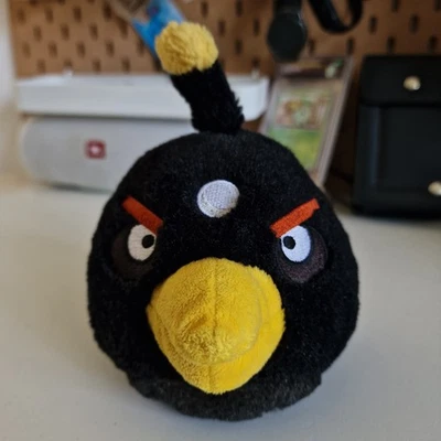 RARE Angry Birds Plush | 5" White Spot Bomb | CWT2010 - Image 1 of 4