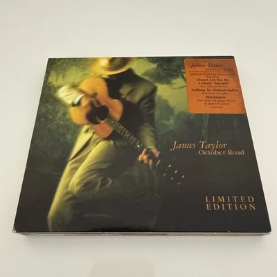James Taylor – October Road (2×CD, 2002, UK Digipak Ltd Ed, Hype Sticker) NM - Image 1 of 4