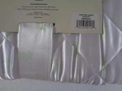NUEVO Juego de Edredón Laura Ashley DAISY MAE Verde DOBLE Satinado Foto 1 de 4
