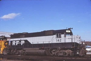 RF&P 142 GP40-2 SUPER!!   RICHMOND, VA 1984 35MM SLIDE - Bild 1 von 1