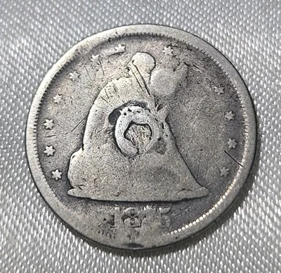 1875 S 20 CENT PIECE - FILLER - Image 1 of 2