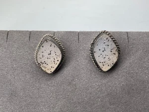 BELLISSIMI ORECCHINI VINTAGE IN ARGENTO STERLING TIMBRATI OTTIMO DESIGN - Foto 1 di 2