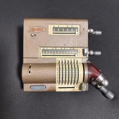 Pilot P-1 Pinwheel Mechanical Calculator, Made in Japan, Retro vintage antique - Image 1 of 4