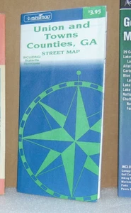 2004 Minitmap Street Map of Union and Towns Counties, Georgia - Picture 1 of 1