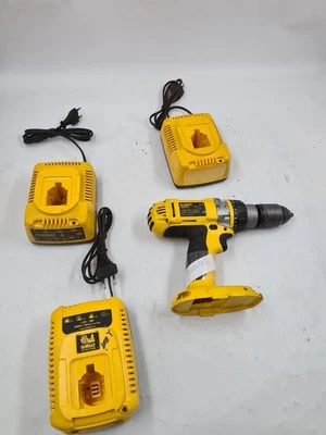 Lot De 4 Outils Électriques Dewalt - Perceuse DW988, 3 Chargeurs, Utilisé - Photo 1/4