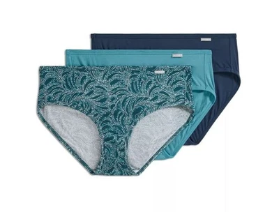 Nuevo Jockey Para Mujer Talla 7 Ropa Interior Hipster Supersuave Cómoda Paquete de 3 Verde Azulado Foto 1 de 2