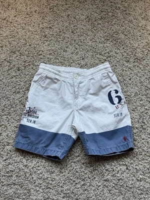 Bañador Polo Ralph Lauren niños/niños blanco y azul talla 5 años Foto 1 de 4