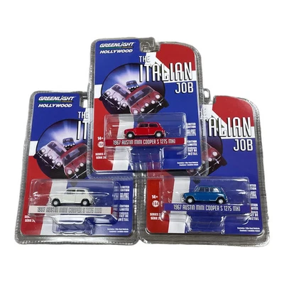 The Italian Job Classic Mini Cooper S Set 1:64 Scale Diecast Metal Greenlight - Image 1 of 4