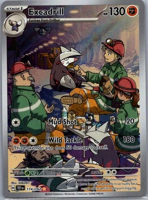 Excadrill SV05: Temporal Forces 174/162  Holo NM - Image 1 of 2