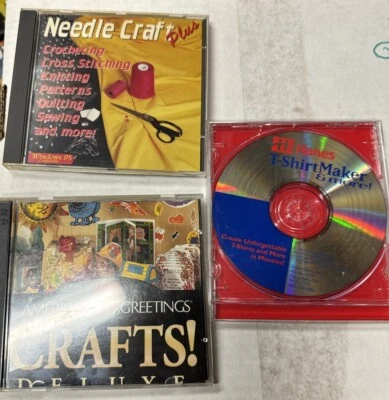 American Greetings Crafts , Needle Craft, T-shirt  Windows 95 - Image 1 of 4