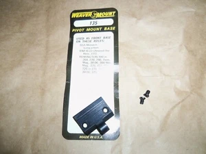 Weaver Mount Pivot Mount Base 135 BSA - Enfield - Remington LOOK! - Picture 1 of 2