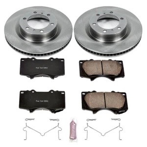 PowerStop KOE5873 Front Disc Brake Kit Rotors Pads Set for 2010-22 GX460 4Runner - Picture 1 of 1