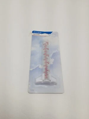 Pluviómetro de vidrio AcuRite 00810 pulgadas o centímetros más altos, 5 pulgadas de alto Foto 1 de 3