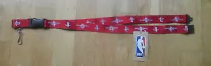 Lot of (6) NBA Houston Rockets Lanyard Keychain Team Color - Picture 1 of 1