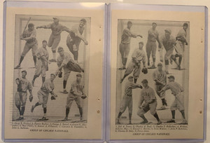 1922 SPALDING CHICAGO CUBS GROVER CLEVELAND ALEXANDER  Hof Team Photos 5" x 7"