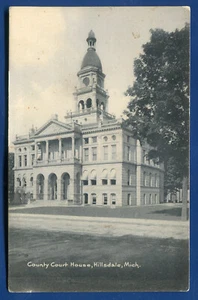 Hillsdale Court House Michigan mi Rotograph Postcard - Picture 1 of 2