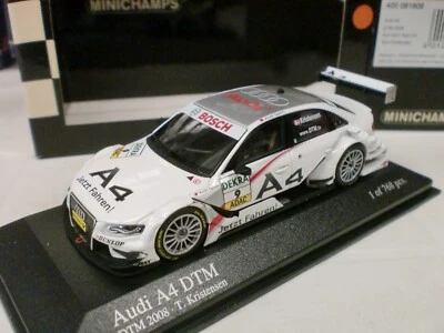 MINICHAMPS 1/43 - AUDI A4 DTM 2008 - T. KRISTENSEN  - Immagine 1 di 2