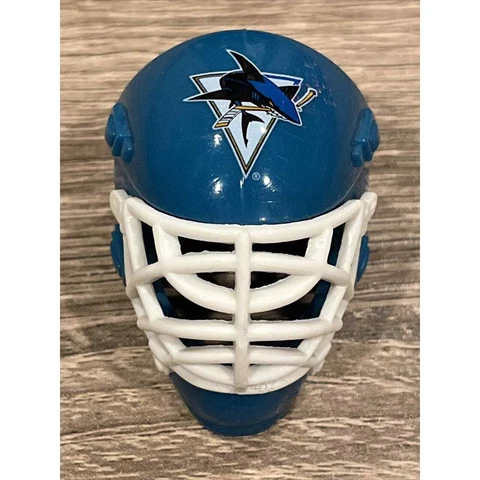 San Jose Sharks | Franklin NHL 1.5" Mini Hockey Goalie Helmet Mask | California Cover