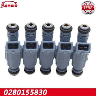 Inyectores de combustible nuevos para Volvo C70 V70 S60 S80 1999-2006 91860600 5 piezas 0280155830 Foto 1 de 4