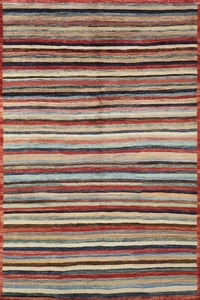 6x8 ft Tribal red Area Rug Afghan Hand Knotted 100% wool bedroom living room - Picture 1 of 13