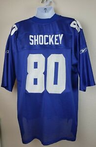 Official NFL Reebok New York Giants Jeremy Shockey #80 blue Jersey size XXL