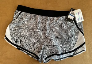 XL Under Armour Fly By Big GIRLS Shorts Printed Drawstring Loose Fit - Picture 1 of 4